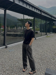 Clean Fit Relaxed Casual Trousers