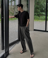 Clean Fit Relaxed Casual Trousers
