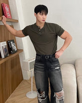 Cleanfit Slim Fit Short Sleeve Fitness Top