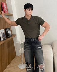 Cleanfit Slim Fit Short Sleeve Fitness Top