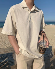 Linen Casual Short Sleeve Shirt