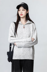 Cozy High Neck Knit Sweater