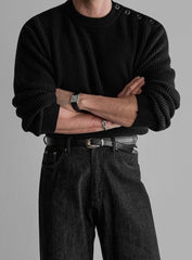 Cozy Knit Crewneck Sweater Classic Casual Style