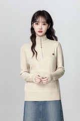 Cozy Knit Halfzip Sweater