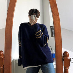 Cozy Knit Sweater In Relaxed Style