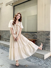 Elegant Lace Camisole Dress Set