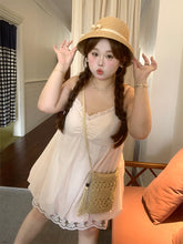 Elegant Slim Fit Strap Dress Summer Short Dress
