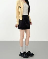 Elegant Blend Patchwork A Line Skirt