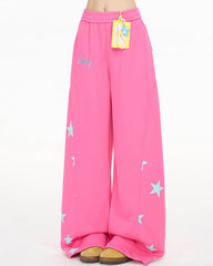 Flare Patchwork Casual Pants