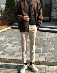 Fleece Lined Cozy Korean Style Hoodie Jacket