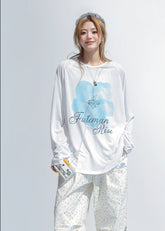 Floral Print Sun Protection Blouse