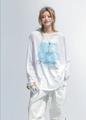 Floral Print Sun Protection Blouse