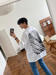 Graffiti Print Loose Fit T-Shirt