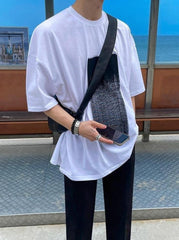 Graffiti Print Loose Fit Tee