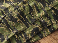 Green And Black Camouflage Pants
