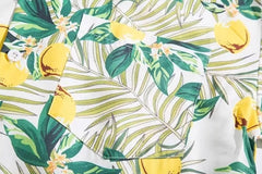 Green And Yellow Lemon Pattern Shirt