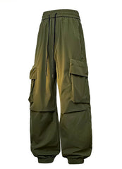 Green Army Baggy Cargo Pants