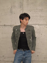 Green Cadet Button Jacket