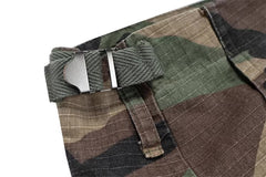 Green Camouflage Cargo Shorts
