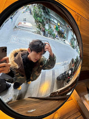 Green Camouflage Fur-Trim Hooded Jacket
