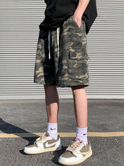 Green Camouflage Cargo Shorts