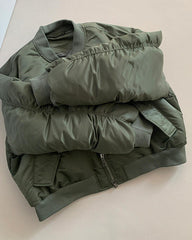 Green Quilted Winter Jacket