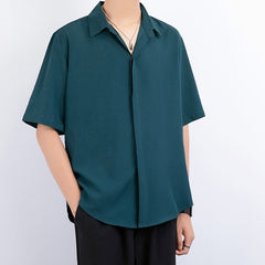 Green Short Sleeves Shirt