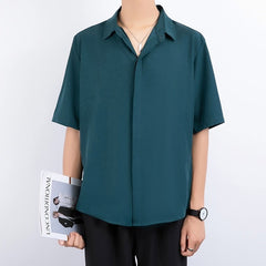 Green Short Sleeves Shirt
