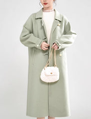 Green Toggle Buttoned Coat