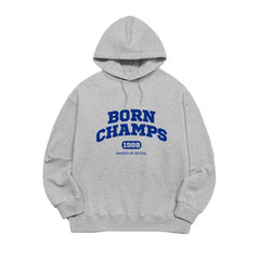 Grey 1988 Born Champs Hoodie