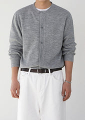 Relaxed Fit Cardigan Knitwear Casual Style