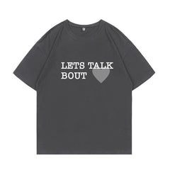 Grey Graphic Statement T-Shirt