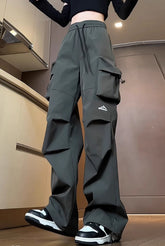 Grey Water-Resistant Cargo Pants