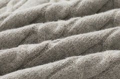 Henry Collar Knit Sweater Relaxed Fit