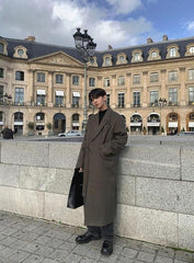 Houndstooth Blend Overcoat