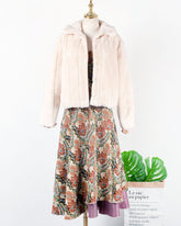 Beige Fur Jacket