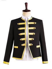 Black And Gold Officer Jacket