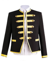 Black And Gold Officer Jacket