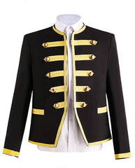 Black And Gold Officer Jacket