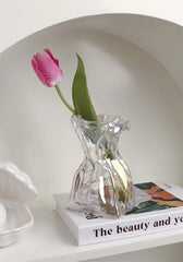 Abstract Pearl Glass Vase