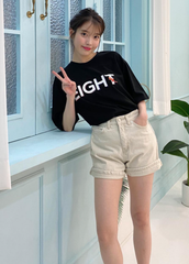 Word Round Neck T-Shirt