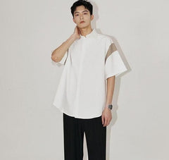 Ice Silk Loose Short Sleeve Shirt