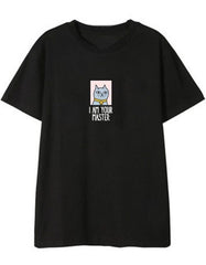 Yellow Cat I Am Your Master T-Shirt