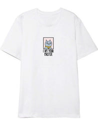 Yellow Cat I Am Your Master T-Shirt