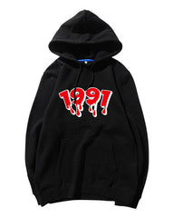 Grey 1997 Print Hoodie