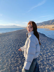 Korean Style Hooded Warm Puffer Jacket