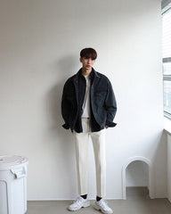 Korean Style Loose Denim Jacket Casual Trendy Outerwear