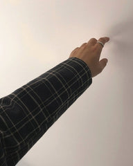 Korean Style Plaid Casual Blazer Jacket
