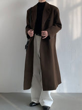 Korean Style Vintage Oversized Winter Trench Coat