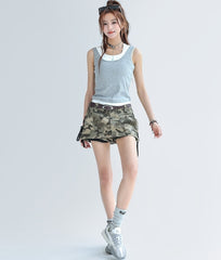 Layered Slim Fit Sleeveless Tank Top